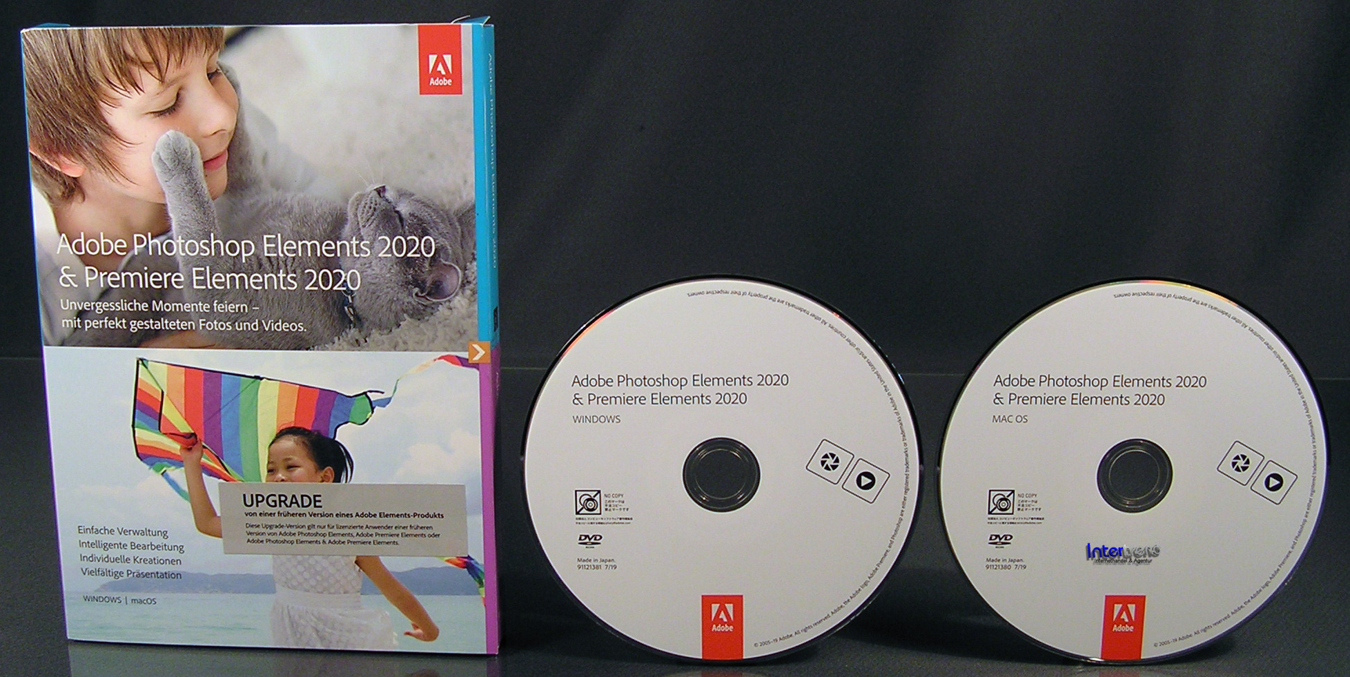 Adobe Photoshop Elements Premiere Upgrade Box Dvd 2 Win Mac Neu Ebay