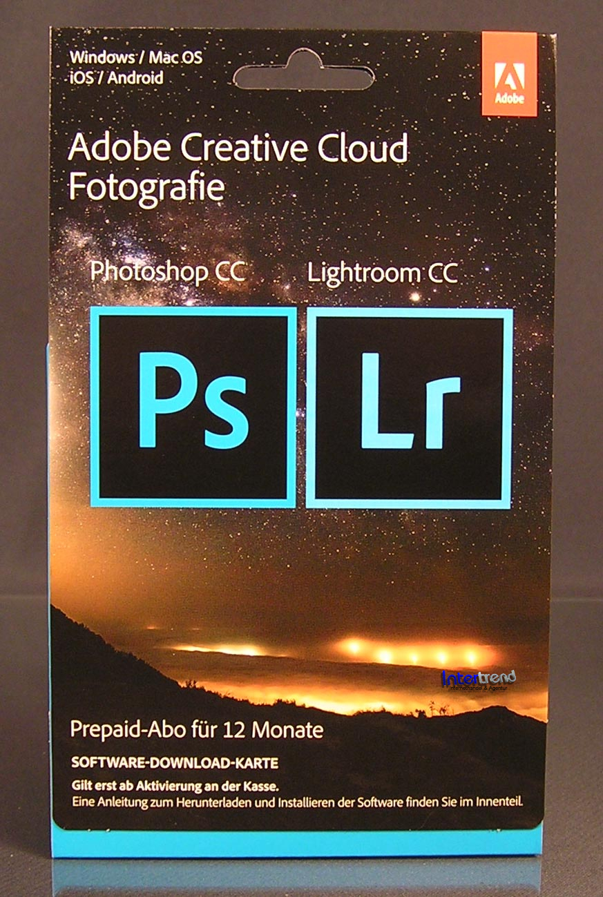 Adobe Creative Cloud Foto Photoshop Lightroom Cc 20gb